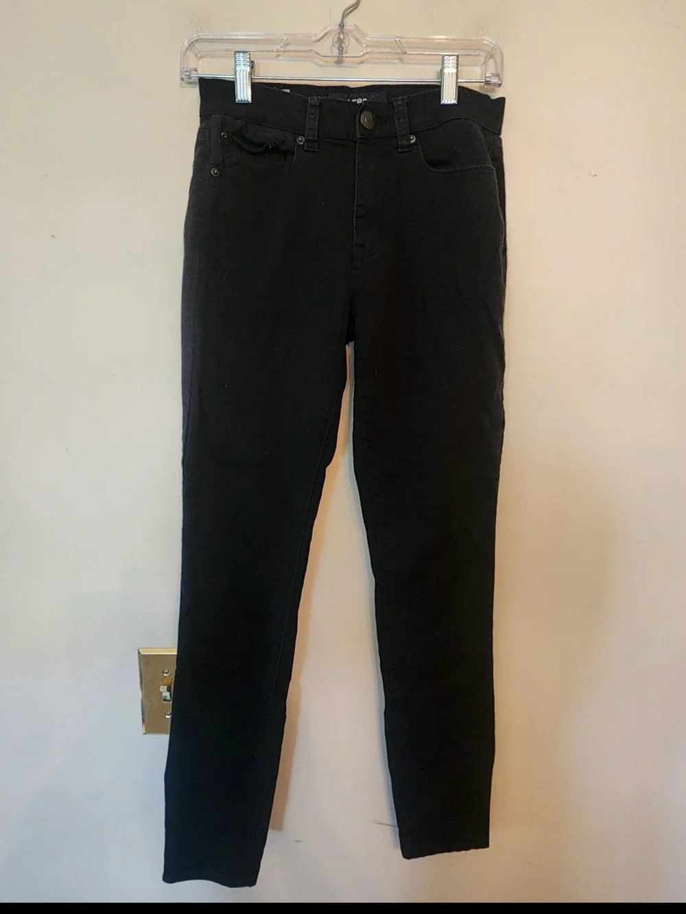 Aeropostale black high rise skinny jeans size 2